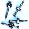4 CHROME ELECTRIC GUITAR NECK JOINT BUSHES AND SCREWS